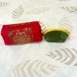 Vintage Coin Purse and makeup bag